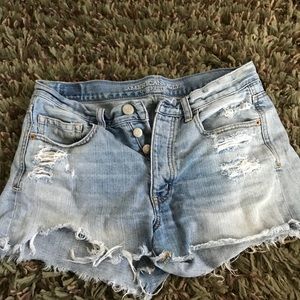 High-rise midi short